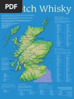 1 Mapa Scotch - Whisky - A1 - Map