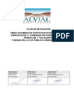 2) Plan de Mitigación Alvial 2022