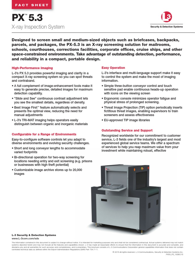 Xray PX5.3 Factsheet 10dec15 | PDF | Information | Reliability Engineering