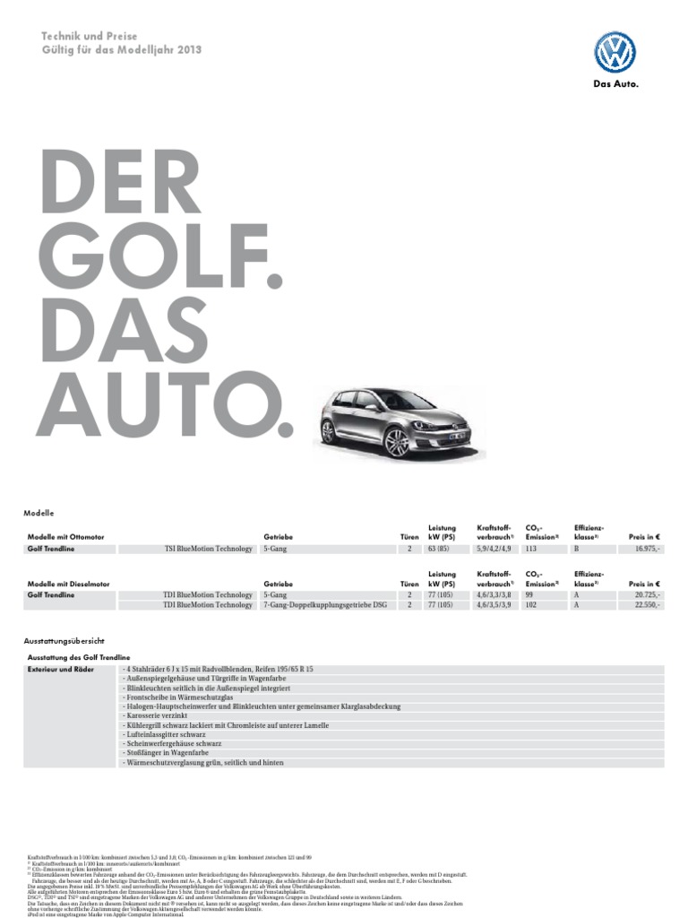 Golf Preisliste PDF