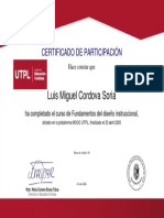 Certificado de Participacin PDF
