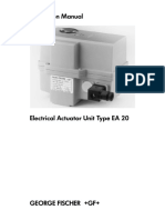 GF Electric Actuator Unit EA20 Instruction Manual