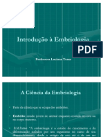 Introdução À Embriologia