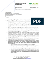 Surat Rekruitmen Petugas Sensus Pertanian 2023 (ST2023) Kabupaten Toba
