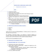 Breve Introdução Sobre Os Medicamentos Usados Na UDA PDF