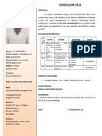 Chiranjeeviresume PDF