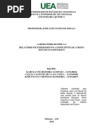 Relatório Do Experimento Do Coeficiente de Atrito