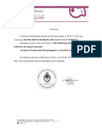CONSTANCIA ALUMNO de NIVEL SUPERIOR. - EXAMEN P PDF