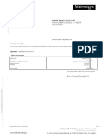 Nota de Lançamento de Transferência MB WAY