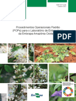 Procedimentos Operacionais Padrão (Pops) para O Laboratório de Entomologia Da Embrapa Amazônia Ocidental