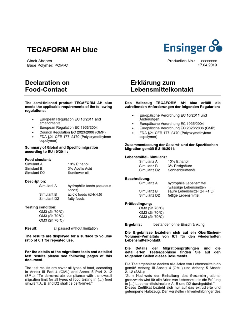 TECAFORM AH Blue - SH00203FD0101 - V02 - TMPL (PP Makskinteknik) | PDF