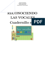 Cuadernillos Del 1 Al 4 Vocales - M L P