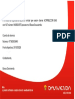 Certificacion Bancaria PDF