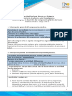 Guía para El Desarrollo Del Componente Práctico - Unidad 3 - Fase 3 - Componente Práctico - Práctica Profesional PDF