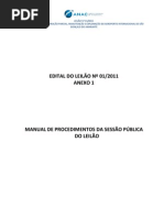 Edital - Anexo 01 - Manual de procedimentos do Leilão