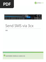 How To Send SMS Via 3cx