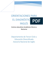Orientaciones para El Diagnóstico en Inglés para Colegios Diurnos y Nocturnos v2