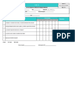 FT - SST - 101 - Lista de Chequeo de Terrajas Con Trinquete Manuales