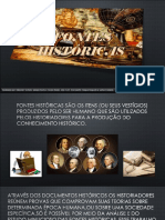 Fontes históricas: documentos, pinturas e vestígios