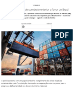 Leitura Complementar - Política Externa e de Comércio Exterior A Favor Do Brasil - Agência de Notícias Da Indústria