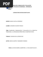 Reporte en Busca de Alternativas