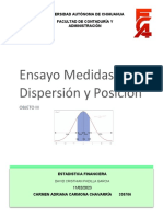 Medidas dispersión posición