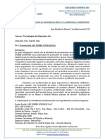 Carta de Presentacion para Pesquera Diamante