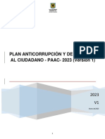 Plan Anticorrupcion de Atencion Al Ciudadano SED 2023 v1
