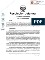 Resolución Jefatural