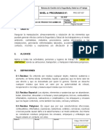 PRG-SST-007 Programa de Manejo de Productos Quimicos