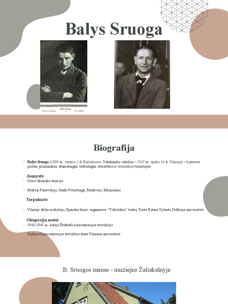 Balys Sruoga | PDF