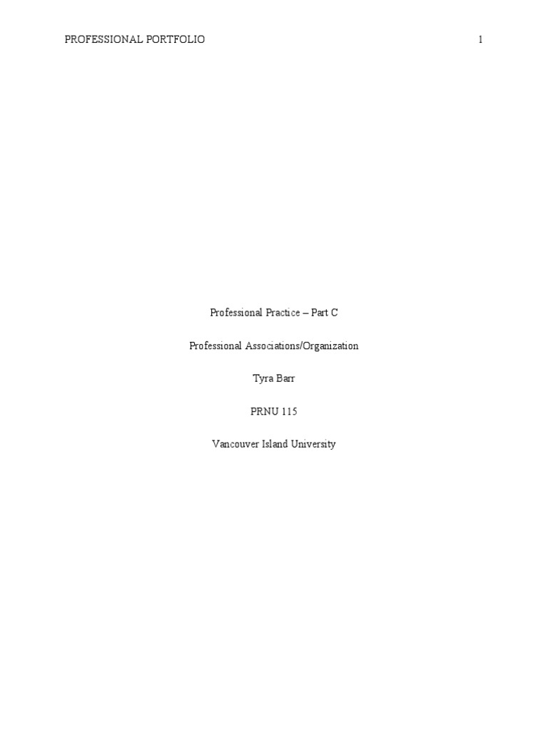 Professional Practice Assignment Part C | PDF | Gerontological Nursing ...