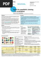 Apps For Paediatric Dosing - An Evaluation - Vonbach Priska