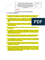 REPORTE DIARIO: 21/02/2023. Titulo: Tipo: Presentacion de Misiva Y Actividades Diarias. Otras Ocurrencias