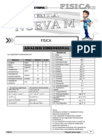 Analisis Dimensional Nueva M