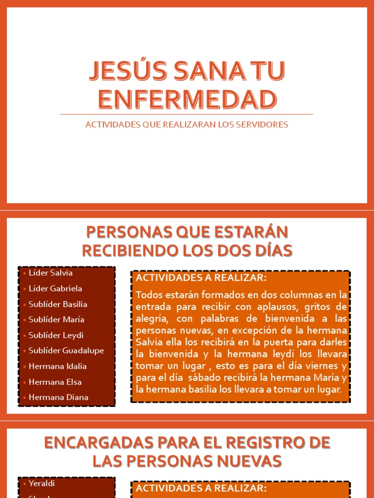 Jesus Sana Tu Enfermedad | PDF