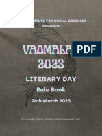 Literary Events Vaomalan PDF