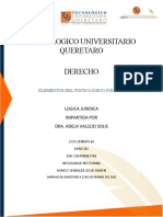 Elementos del juicio lógico jurídico