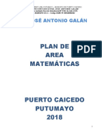 Plan de Estudios General de Matematica 2019