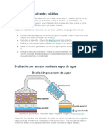 Extracción Con Solventes Volátiles