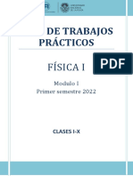 Guía Física I: Cronograma, Clases I-X