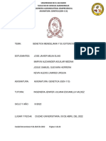 Informe Genetica Mendeliana y Su Extencion