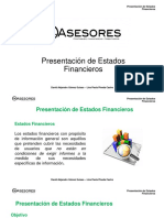 Presentación de Estados Financieros PDF
