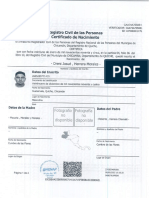 Fotocopia de Certificación de Nacimiento RENAP 201506490