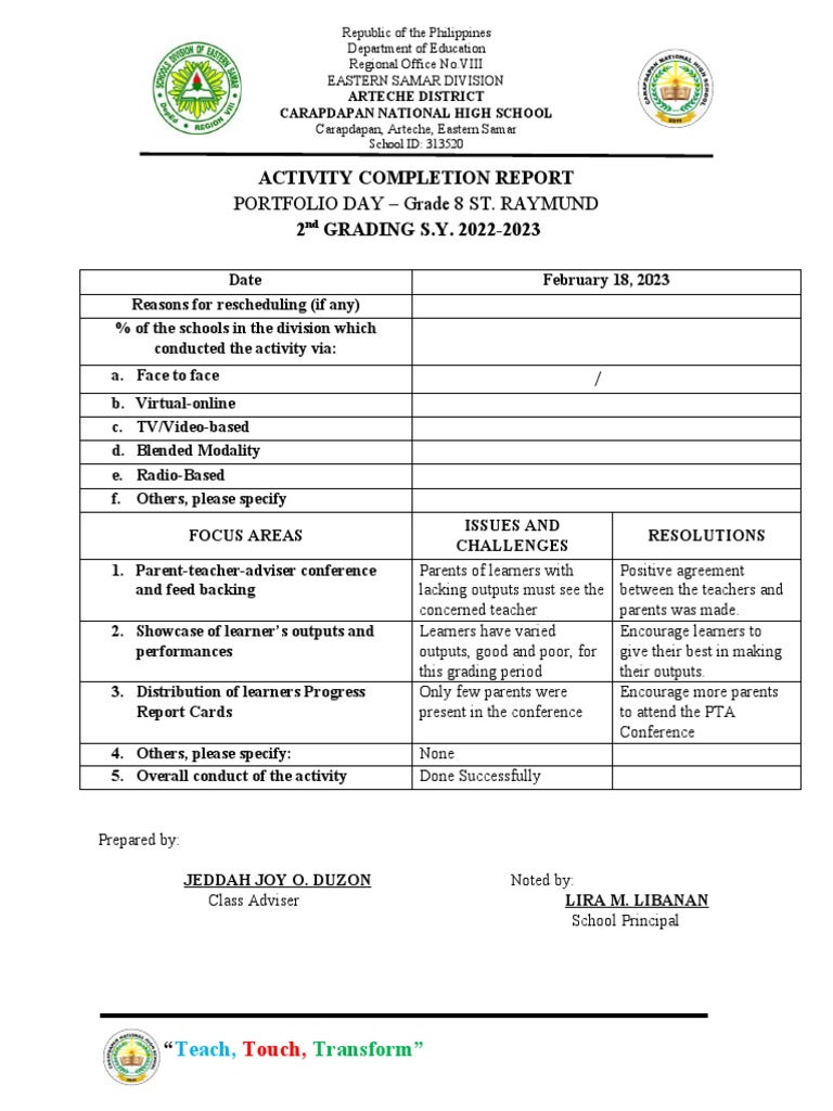 Acr Portfolio Day Pdf