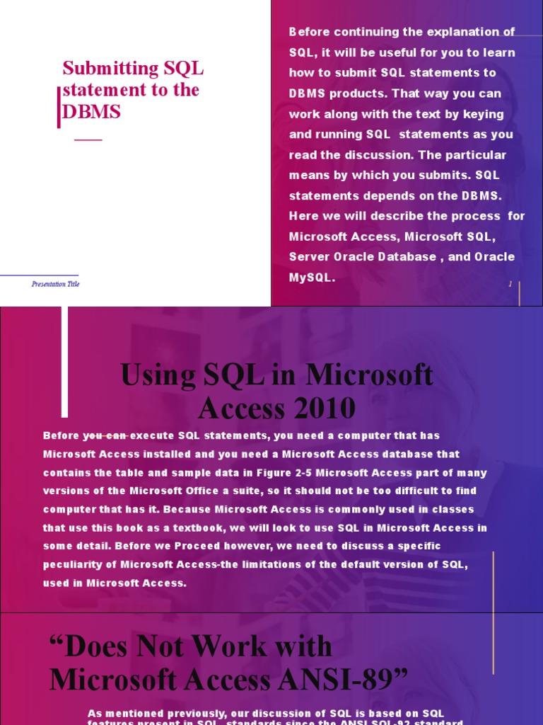 Microsoft Access Sql Functions