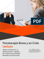 Bloque 1 - Lectura Complementaria Psicoterapia Breve y en Crisis