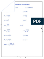 Formula Sheet PDF