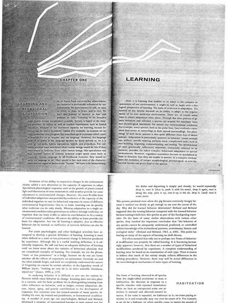 McGaugh 1973 Learn&Mem Chap1 Learning PDF