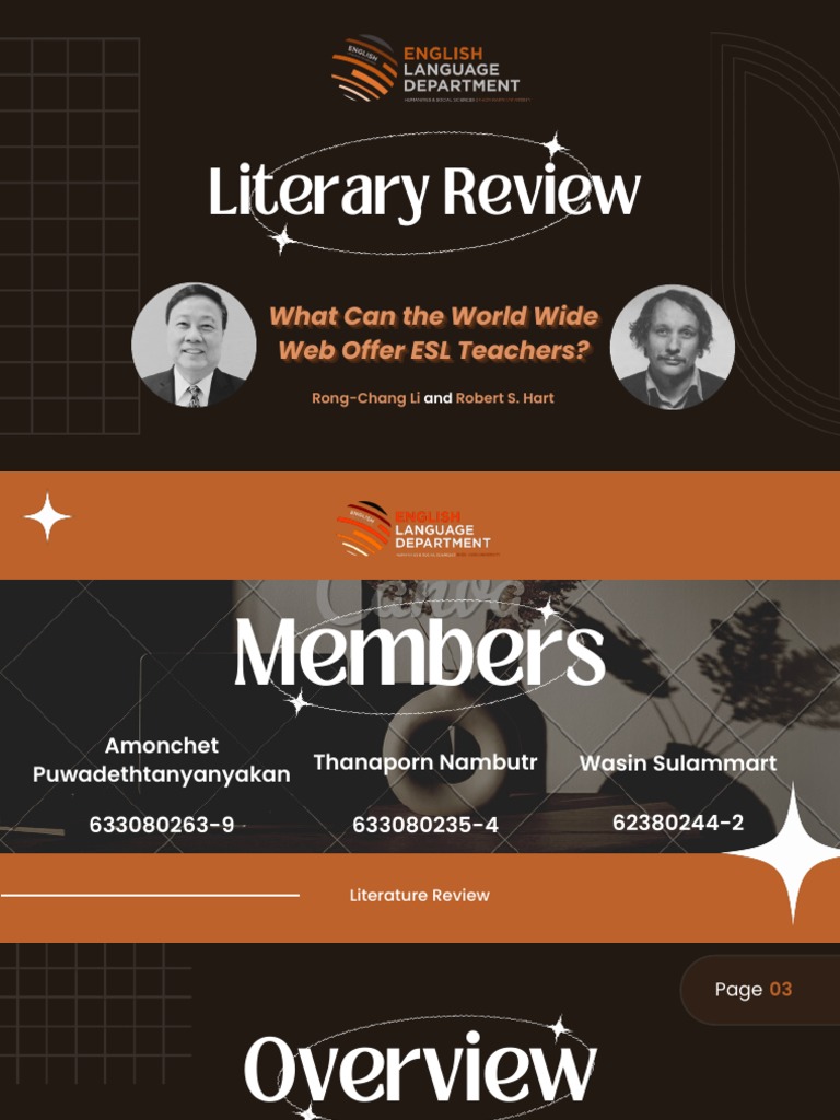 What can the world wide web offer esl teachers rong chang li and